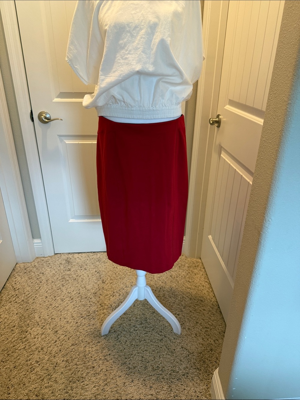 Premise Red Pencil Skirt